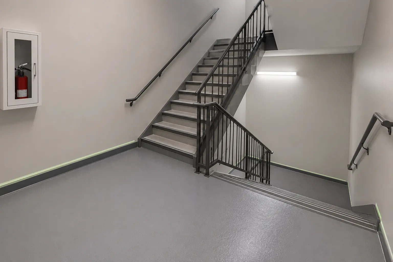 Stairwell Renovation across Maple property by Ardenvale Construction