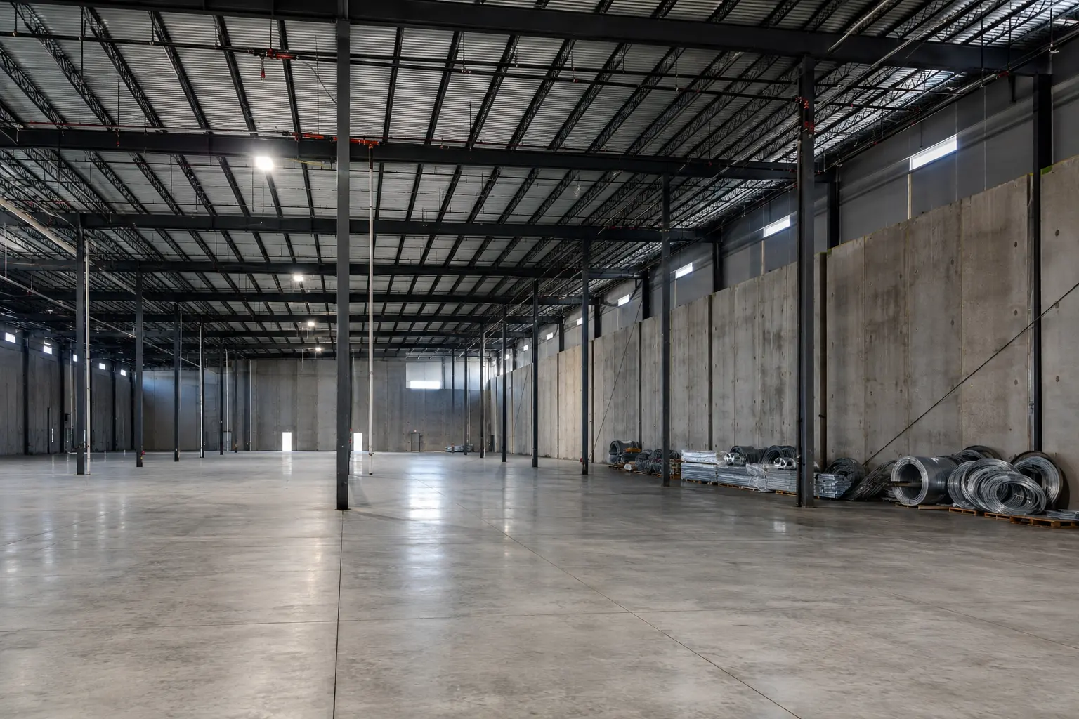 The Maple market for warehouse construction by Ardenvale Construction